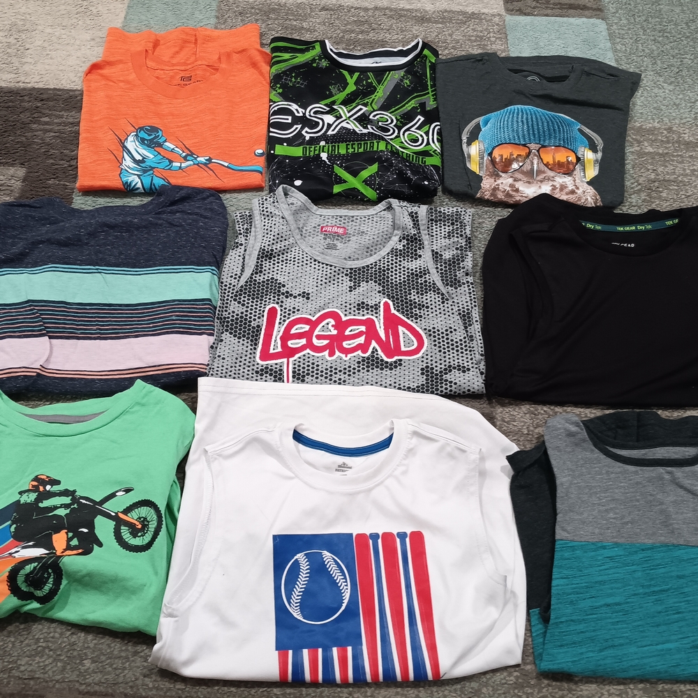 Kids Graphic Tank Top - Black and Red